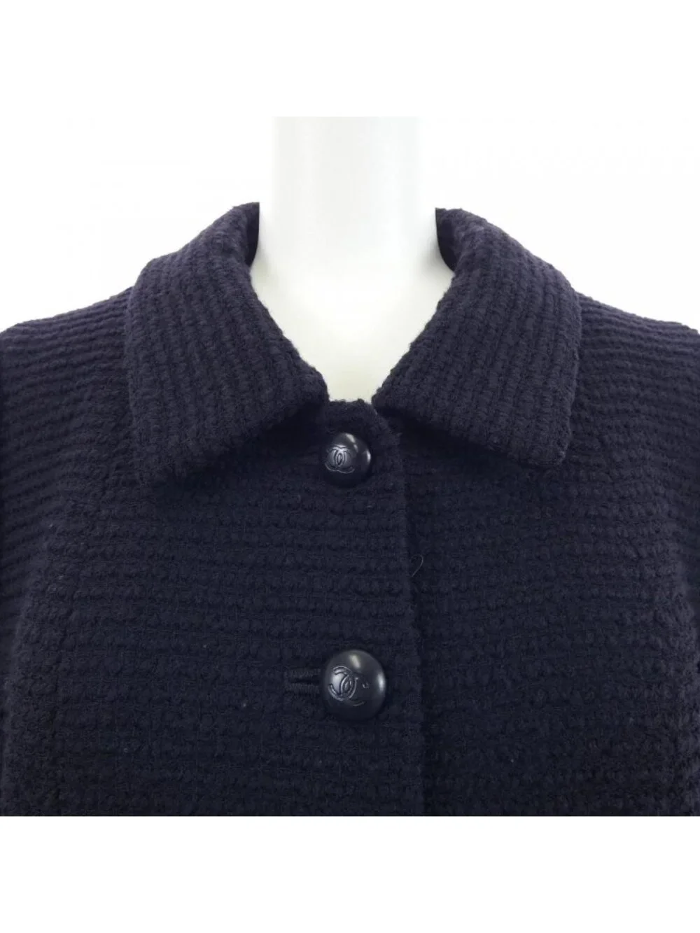 Chanel Vintage Coat Navy